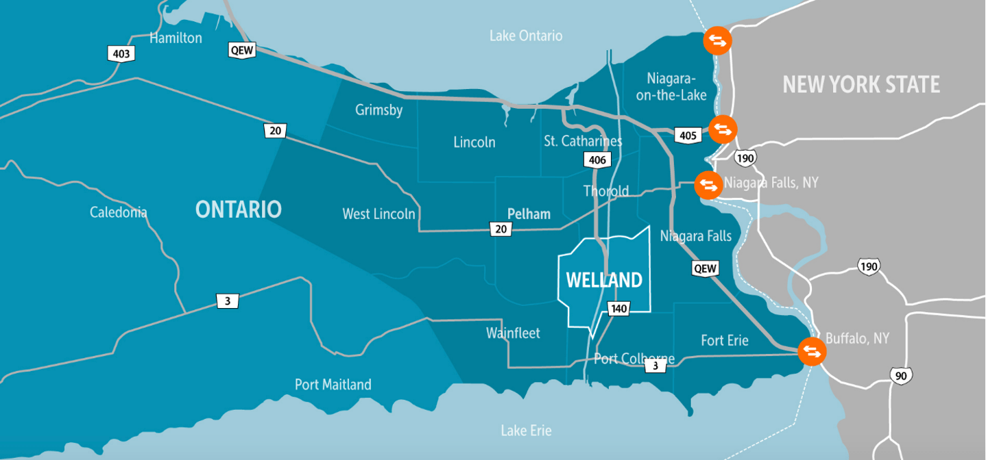 Map of NOTL and the area