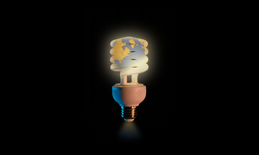Image of a light bulb signifying energy conversation