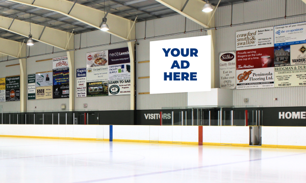 "Your Ad Here" on the walls of the Virgil Arena