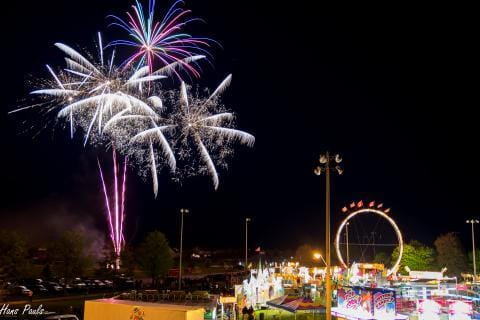 Fireworks at the Stampede