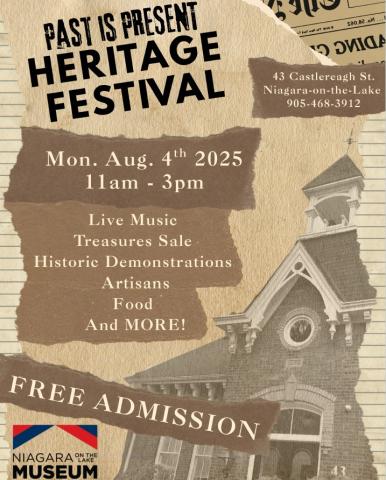 Join the Museum for their Past is Present Heritage Festival!