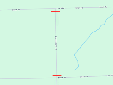 Closure Details Map