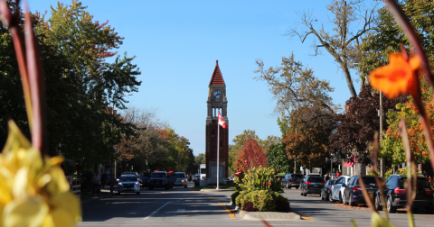 Image of Queen Street in fall season